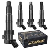 LCWRGS Set of 4 Ignition Coil Pack Fit for 2.4 2.0 L4 2009 2010 2011 2012 2013 2014 2015 2016 Kia Sorento Forte Optima Sportage Hyundai Sonata Santa Fe Genesis Coupe Replaces UF611 C1667 C1669