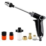 Hose Hawk Pro 3000psi, Black, Adjustable, Stainless Steel, Lightweight For Garden, Patio, Or Outdoor Use (D set)