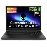 Hotface Customized Laptop, Created Using Dell Alienware 15 15.3" WUXGA 165Hz Gaming Laptop, AMD Ryzen 5 220, GeForce RTX 4050, 16GB/32GB/64GB DDR5, 512GB/1TB/2TB/4TB SSD, Backlit, Win 11, Black