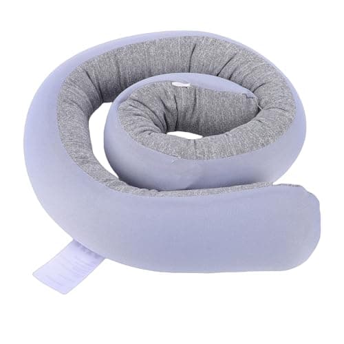 Luocute Spiral Wrapping Neck Pillow, Soft Milk Velvet Travel Pillow with 360 Degree Adjustable Support for Airplane Car Office, Travel for Sleeping, Pillowing for Neck Support