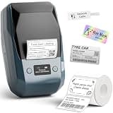 NIIMBOT M2 2 Inch Bluetooth Thermal Transfer Sticker Printer Support Color Ribbon, Versatile Labeling Machine for Office Organization & Business School Home, Compatible with Phone/PC - Dark Blue