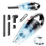 cberhrik Hand Held Vacuum Cordless Rechargeable - Portable Handheld Vacuum Cleaner with Brushless Motor, Lightweight & Low Noise, Clean Dust & Hair Quickly, Suit for Home/Office/Car