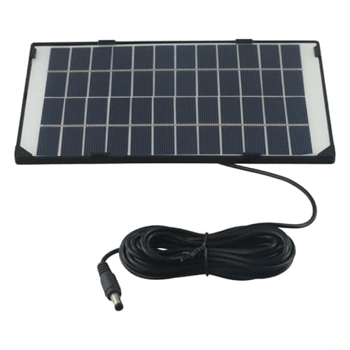 Minhe 6W 12V Solar Panel For Outdoor Cameras, Fans, And Garden Lighting Compact And Portable Energy Solution