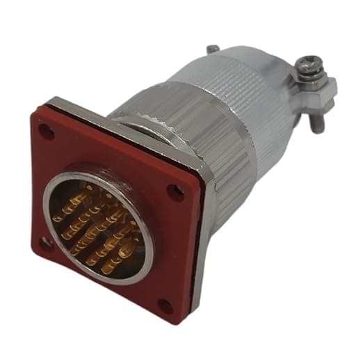 Hermetic glass sintered vacuum connector
