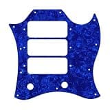 Pickguard Scratch Plate，Compatible for Gibson SG P90(Dark Blue Pearl)