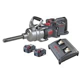 Ingersoll Rand W9691-K4E Cordless 1" High-Torque Impact Wrench Kit with 2" Extended Anvil, Includes 4 BL2022 5.0Ah Batteries and Dual-Bay Charger