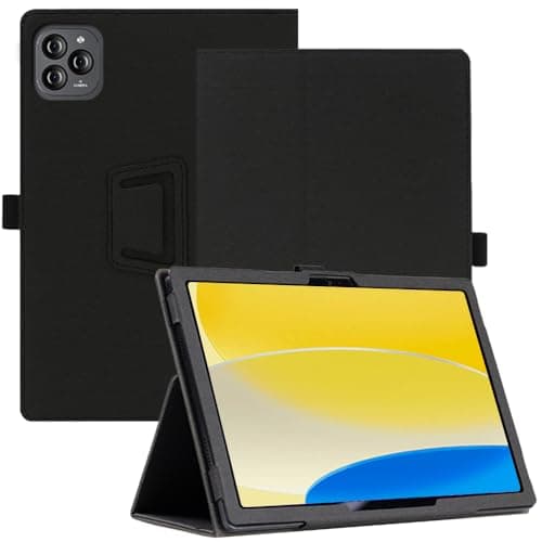 AKNICI Case for HK Pad Pro 10 Tablet 10 Inch, Premium PU Leather Folio Folding Stand Protective Tablet Cover with Hand Strap Magnet for HK Pad Pro 10