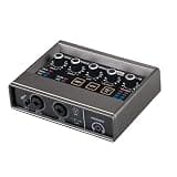 USB Audio Interface for PC with Touch Model, XLR Inputs with Preamps 16 bit/48 kHz Phantom Power XLR 48V Audio Interface for Recording Music, Live Streaming and Podcasting Recording