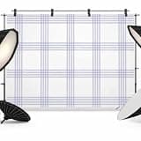 Purple Buffalo Plaid Backdrop 7x5ft Farmhouse Checkered Watercolor Photography Backdrop Fabric Photoshoot Background Tapestry Banner for Birthday Baby Shower Decoration Party Video Photo Studio Props