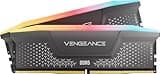 CORSAIR Vengeance RGB RS DDR5 RAM 16GB (2x8GB) Up to 6000MHz CL36-44-44-96 1.35V AMD EXPO Intel XMP Computer Desktop Memory – Gray (CMG16GX5M2E6000Z36)