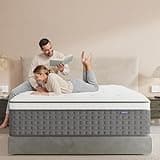 2 Queen Mattress 12 Inch Firm, Mattress with Fiberglass Free, Individual Pocket Spring for Motion Isolation, Pressure & Pain Relief, Edge Support, CertiPUR-US Certified, Bed in a Box
