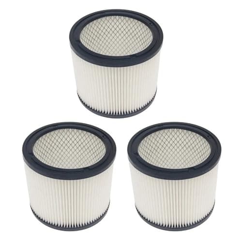 Compatible for ShopVac 90304 90350 90333 903-04-00 9030400 Cartridge Filter for Wet Dry Vacuum Cleaners(3Pcs)