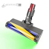 Gastrivo Soft Roller Cleaner Head 10" Compatible with Dyson V7 V8 V10 V11 V15 Replacement Parts+1Cleaning Brush, Brush Accessories Hard Floor Cleaning Accessory