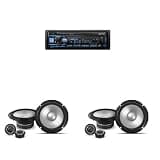 Alpine UTE-83BT Mech-Less Digital Bluetooth Media Receiver with 2 Pairs Alpine S2-S65C Type S 6.5" Component Speakers