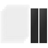 MoKo 400x300mm DIY PC Case Dust Mesh Filter, [4 Pack] PVC Dustproof Magnetic Dust Filter Cover, PC Mesh Grill with Magnetic Frame Strip Computer Cooler Fan Dust Filter for Computer PC Case, White