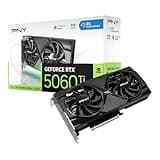 PNY NVIDIA GeForce RTX™ 5060 Ti OC Dual Fan, Graphics Card (8GB GDDR7, 128-bit, Boost Speed: 2692 MHz, SFF-Ready, PCIe® 5.0, HDMI®/DP 2.1, 2-Slot, NVIDIA Blackwell Architecture, DLSS 4)
