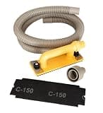 Hyde Tools 09165 Dust-Free Drywall Vacuum Hand Sander with 6-Foot Hose
