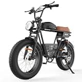 isinwheel R6 Pro Electric Bike for Adults,1500W Motor Electric Dirt Bike with 48V 20Ah Battery,35 MPH & 105 Miles Ebike,20" All Terrain Fat Tire Motorcycle,Full Suspension Moped E-Bike with Basket
