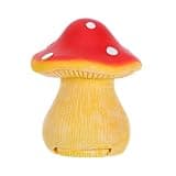 RUNROTOO Realistic Mushroom Key Hider Box Red Resin Storage Solution for Money and Small Items Indoor Ornament Unique Design Multi Functional Outdoor Hide Key Decor