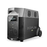 EF ECOFLOW Portable Power Station 3600Wh DELTA Pro, 120V AC Outlets x 5, 3600W, 2.7H Fast Charge, Lifepo4 Power Station, Solar Generator for Home Use, Power Outage, Camping, RV, Emergencies