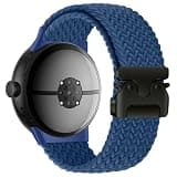 Yeahxing Band for Pixel Watch 4/3/2/1 41mm - Stretchy Nylon Braided Band for Google Pixel Watch 4 41mm 2025, Fit 6.8-10.2 inch Adjustable Wristband with Parachute Buckle for Men Women