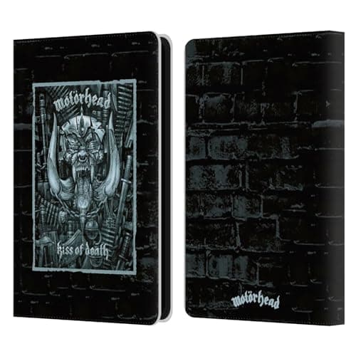 Head Case Designs Officially Licensed Motorhead Kiss of Death Album Covers Leather Wallet Case Compatible with Kindle Paperwhite 5 (2021)
