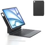 MBODMI for iPad Air 13 Inch Case Keyboard M4/M3/M2 (2026/2025/2024) & iPad Pro 12.9 inch (6th/5th/4th/3rd), Magnetic Magic-Style Keyboard with Trackpad & Stylus Pen