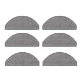 Compatible for Roborock，Q7 M5 Q7 M5+ Q7 TF Q7 TF+ Q7 L5 Q7 L5+ Q7T+ Q7B，Mop Cloth，Robot Vacuum Cleaner Parts Accessories Replacement(6Pcs)