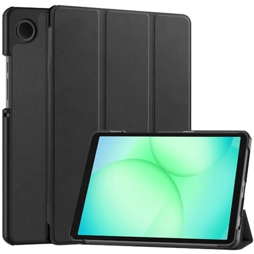 Case For Samsung Galaxy Tab A9 2023 / Tab A11 (2025) Smart Protective Stand Cover, Hard Back Case for 8.7 Inch Tablet, Compatible with A9 A11 (8.7") (Black)