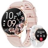 Kcarol Smart Watch for Men Women -Smartwatch (Answer/Make Call), 120+ Sport Modes Fitness Tracker, Heart Rate/Sleep/Step Monitor/Pedometer, IP68 Waterproof Watch for Android iOS