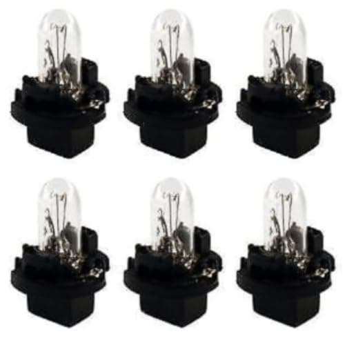 Gcuhtke 6-Pack for Blazer,for C15/C1500 Pickup & Suburban,for C10 Suburban & Pickup,for C20 Suburban & Pickup,for K10 Suburban & Pickup Truck Instrument Light Bulb & Socket Printed Circuit Dash