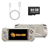 RG52MINI Retro Handheld Game Console, 5.5 Inch IPS Screen, Portable Dual System, 64GB Support 30+ Emulator&22000+ Classic Games, WiFi Networked Fighting, HDMI TV Output, 5000mAh Battery(Gray 64GB)