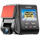 VIOFO Dash Cam A119 V3 2K 2560x1440P Quad HD+ 60FPS Front Car Dash Camera, 5MP STARVIS Sensor, 140-Degree Wide Angle, GPS Included, Buffered Parking Mode, True HDR, Motion Detection, Time Lapse
