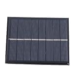Marhynchus 1W 4V Polysilicon Solar Panels Small Compact 1.5oz Lightweight Weatherproof with No Power Storage Function for Charging 1.2V Batteries Home DIY