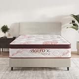 Ottomanson 13" King Plush Eurotop Hybrid Mattress – Premium Quilted Cover – Made in USA – High Density Foam & Individually Pocketed Coils – Pressure Relief – Fiberglass-Free – Bed in a Box