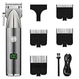 EOYLMIRL Mens Hair Clippers T9 USB Clipper Professional Electric Trimmer Barber Shaver Beard 0mm Men Cutting Machine for