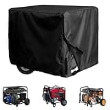 Generator Cover for WEN TF1450, Watertight Oxford Fabric, Outdoor Portable Generator Cover with Straps, Weather Resistant Protection for Generators,A Black