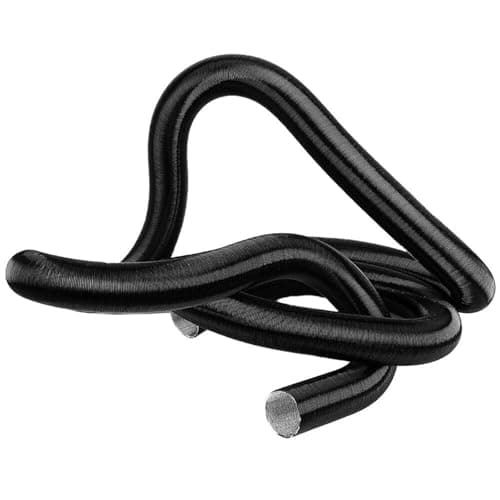 dDanke Flexible Air Duct Pipe 60mm Diameter 500cm Length for Diesel Parking Heater Hose Black Aluminum Tube