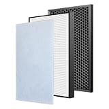JXHOENGPO HEPA Carbon Filter Replacement, Compatible with Sharp, for FZ-60SEF FZ-40SEF Air Purifier FU-888SV FU-P60S FU-P40S FU-40SE FU-4031NAS