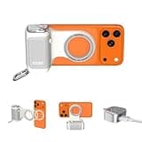 COMITOK MOCA - iPhone Camera Grip - for Native Camera Control with Removable Remote & Built-in Keychain, Magnetic Phone Camera Grip No Need App Support iOS26/17/18, Fun Shot Magnetic Grip with 1/4 Nut