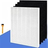 JXHOENGPO 1 True HEPA Filter and 4 Activated Carbon Pre-Filters, Compatible with Winix, for P300 2020EU Air Purifier