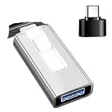 Compatible with 4 In1 OTG Mi*/cro USB 3.0 Flash Drive Double Purpose TYPEC Pen Mobile USB(Mf,32GB)