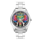 NTVOWPZO Three-Hand Analog Stainless Steel Watches for Men Easy Reader