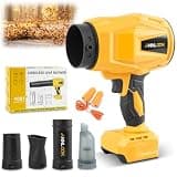 Cordless Leaf Blower Compatible with Dewalt 20V MAX Battery, 33000RPM CVT Mini Handheld Leaf Blower, Lightweight Blowers for Lawn Care, Yard, Blowing Snow, Leaves, Car Vacuum (Battery Not Included)