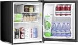LESOGE Full-Size Upright Freezer with Single Glass Door, External Display, High-Capacity Storage, Energy-Efficient Operation