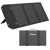 Arkpax 100W Foldable Solar Panel for Faster Charging, 25% High Efficiency Portable Solar Charger with USB-C/USB-A/XT60/DC, IP68 Waterproof ETFE Panel for Power Station, RV, Camping, Emergency Backup