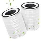 2 Pack True HEPA KILO Filter For Afloia KILO, KILOPLUS, KILOPRO, MIRO, MIRO PRO and MORENTO MR-Kilo, Kalo Air Purifier, 360° 3-Stage Filtration for Bedroom Large Room Odor Dust Pollen Smoke