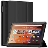 DJDJ&RPPQ Dual Angle Lightweight Trifold Stand with Soft TPU Back Case Not fit 10in Sony Nokia with Auto Wake-up- Black