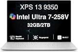 Dell XPS 13 9350 AI Business Laptop, 13.4" FHD+ 120Hz Display, Intel Core Ultra 7 258V, 32GB LPDDR5X RAM, 2TB PCIe SSD, Backlit Keyboard, Fingerprint Reader, Thunderbolt 4, Windows 11 Pro