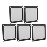 Omquot PC Fan Dust Filter Net 5pcs 80MM Small Opening Computer Case Fan Dust Filter Magnetic Frame for PC Fan Grille